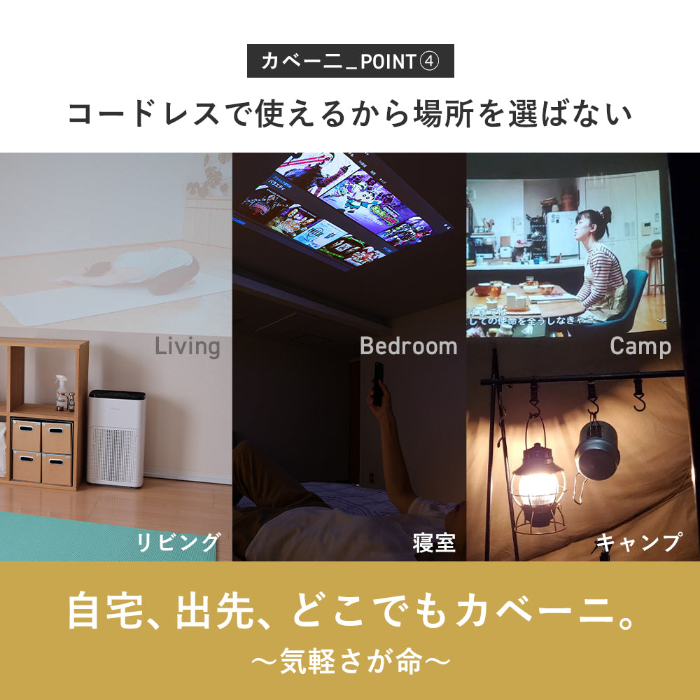 KABĒNI(カベーニ)スマホ型プロジェクター