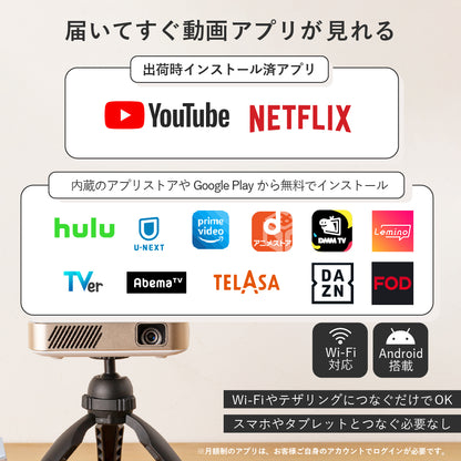 KABĒNI PRO2（カベーニプロ2）フルHDモバイルプロジェクター 2026モデル